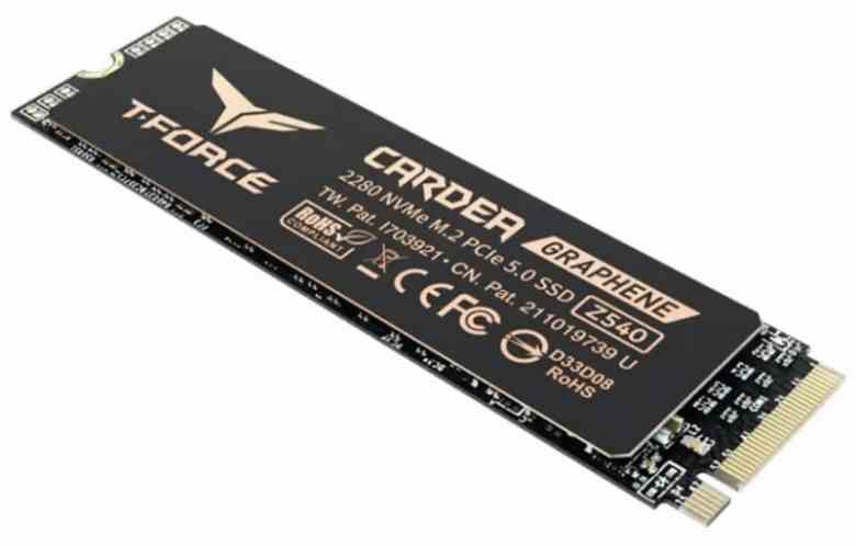12 GB/s okuma hızı, 2 TB bellek ve 1 mm'den daha ince grafen soğutucu.  TeamGroup T-Force Cardea Z540 M.2 PCIe 5.0 SSD tanıtıldı