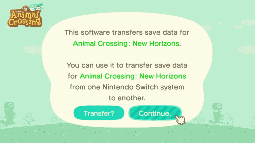 Animal Crossing'de veriler nasıl aktarılır?