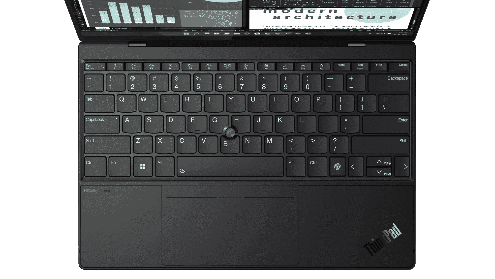 Lenovo ThinkPad Z13 dokunmatik yüzey