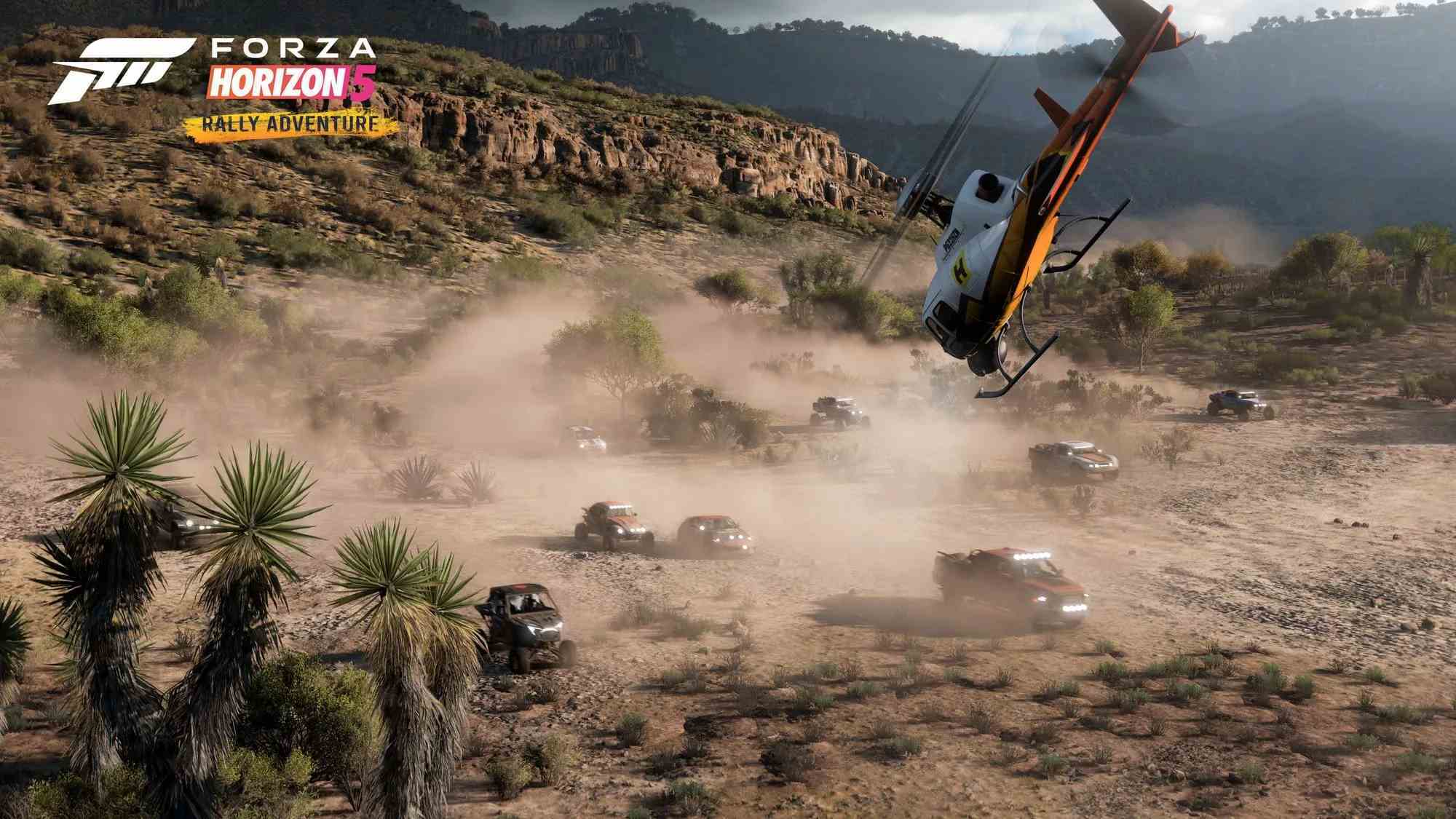 Forza Horizon 5: Rally Adventure için tanıtım resmi.