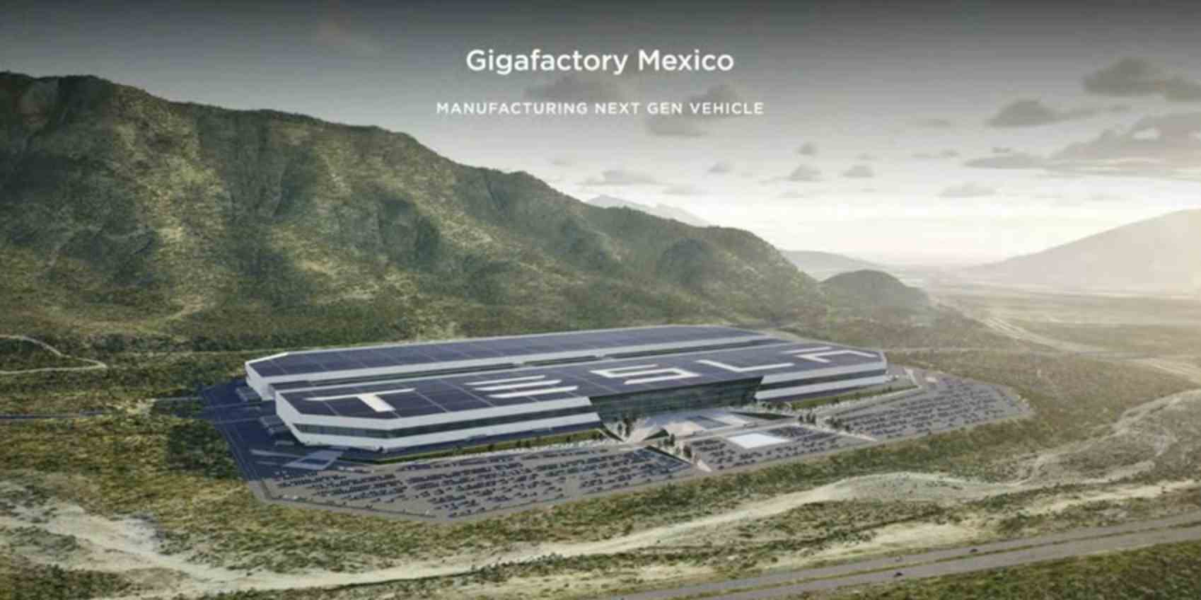 Tesla gigafactory meksika oluşturma 