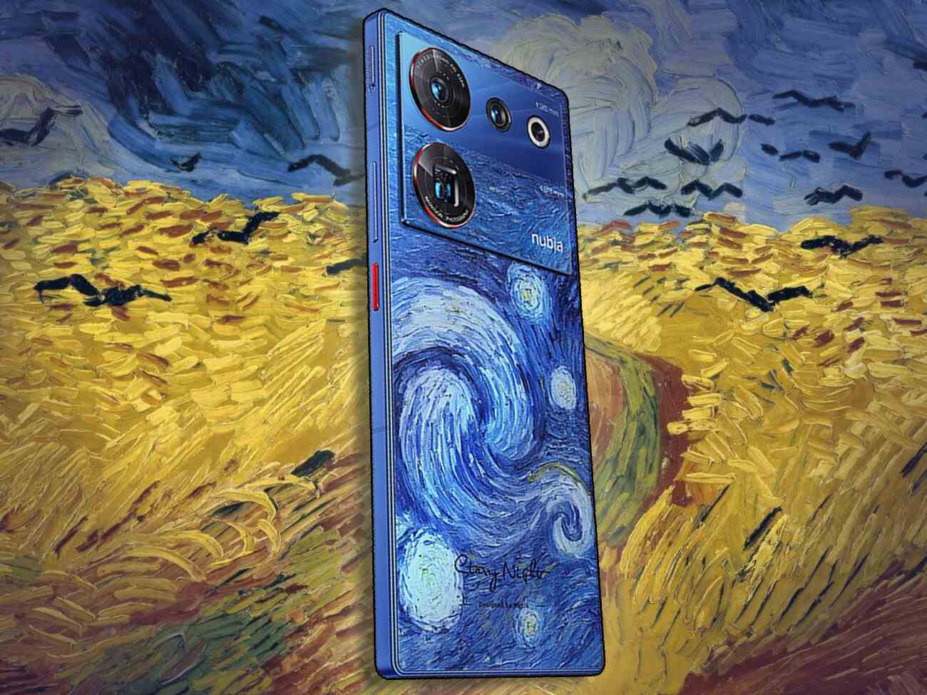 Van Gogh'un çalışmaları her zamanki gibi muhteşem, bir akıllı telefonda bile.  - Nubia Z50 Ultra, çentiksiz ekranlara yeni bir anlam katıyor ama aynı zamanda içinde bir güç merkezi