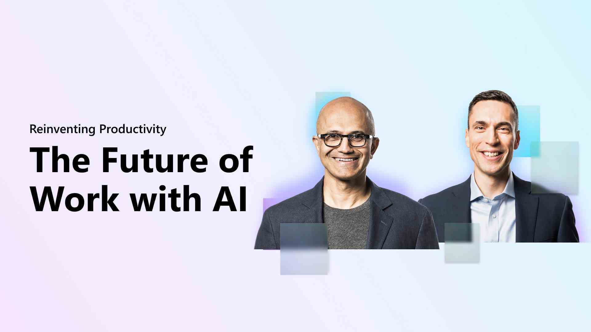 AI ile Microsoft Work of Work etkinlik posteri