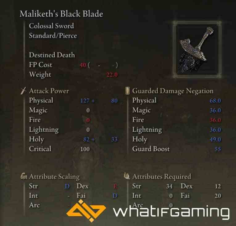 Malieth'in Kara Kılıcı