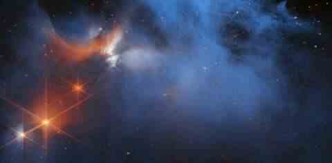 Uzay teleskopu, yeni doğmuş bir yıldızın etrafındaki kimyayı araştırıyor