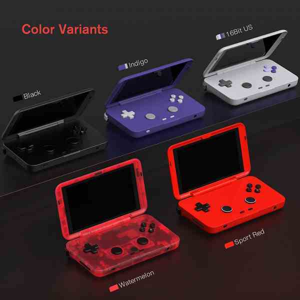 Nostalji sevenler için.  Retroid Pocket Flip, Dreamcast, PSP, Nintendo 64, Playstation 2, Wii ve GameCube emülatörlerine sahip kompakt ve ucuz bir konsoldur.