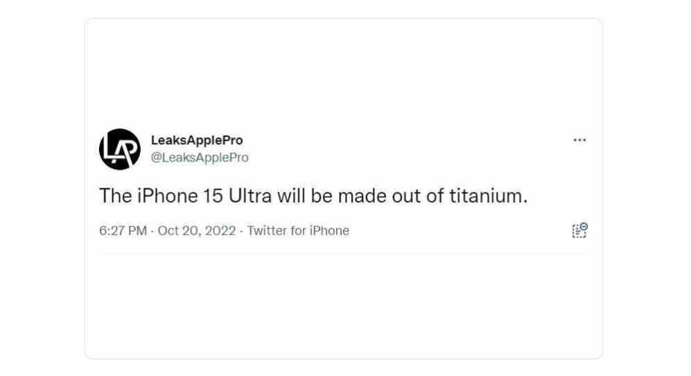 Titanyum iPhone 15 söylentisi bir kez daha su yüzüne çıktı