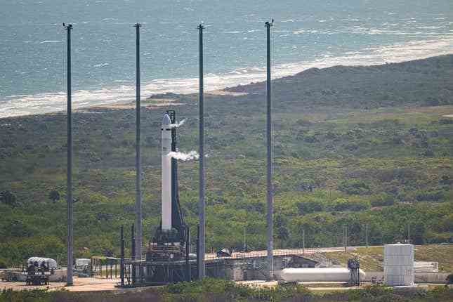 Terran-1 Florida fırlatma rampasında. 