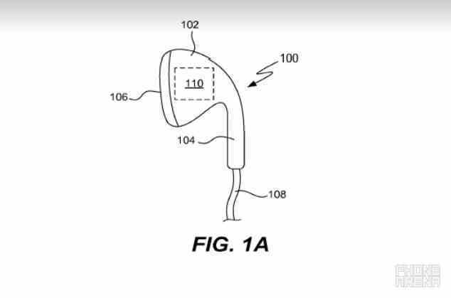 Apple'ın kulaklıkları için biyometrik sensörlerin patentini almaya çalıştığı 2016 tarihli dosyadan bir örnek - AirPods, Apple'ın bir sonraki 