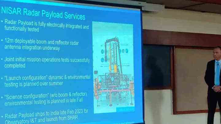 Hint-ABD uydusu NISAR'ın yükü ABD'den Bengaluru'ya ulaştı