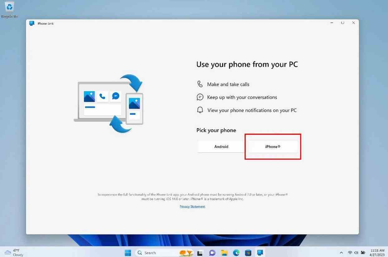Microsoft Phone Link uygulaması artık iPhone kullanıcılarının PC'lerinde iMessage'a erişmesine izin veriyor - Microsoft, iMessage platformunun PC'nizde kullanılmasına izin verecek bir uygulamayı test ediyor