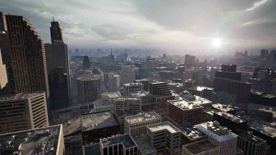 Unreal Engine 5 Şehir Örneği