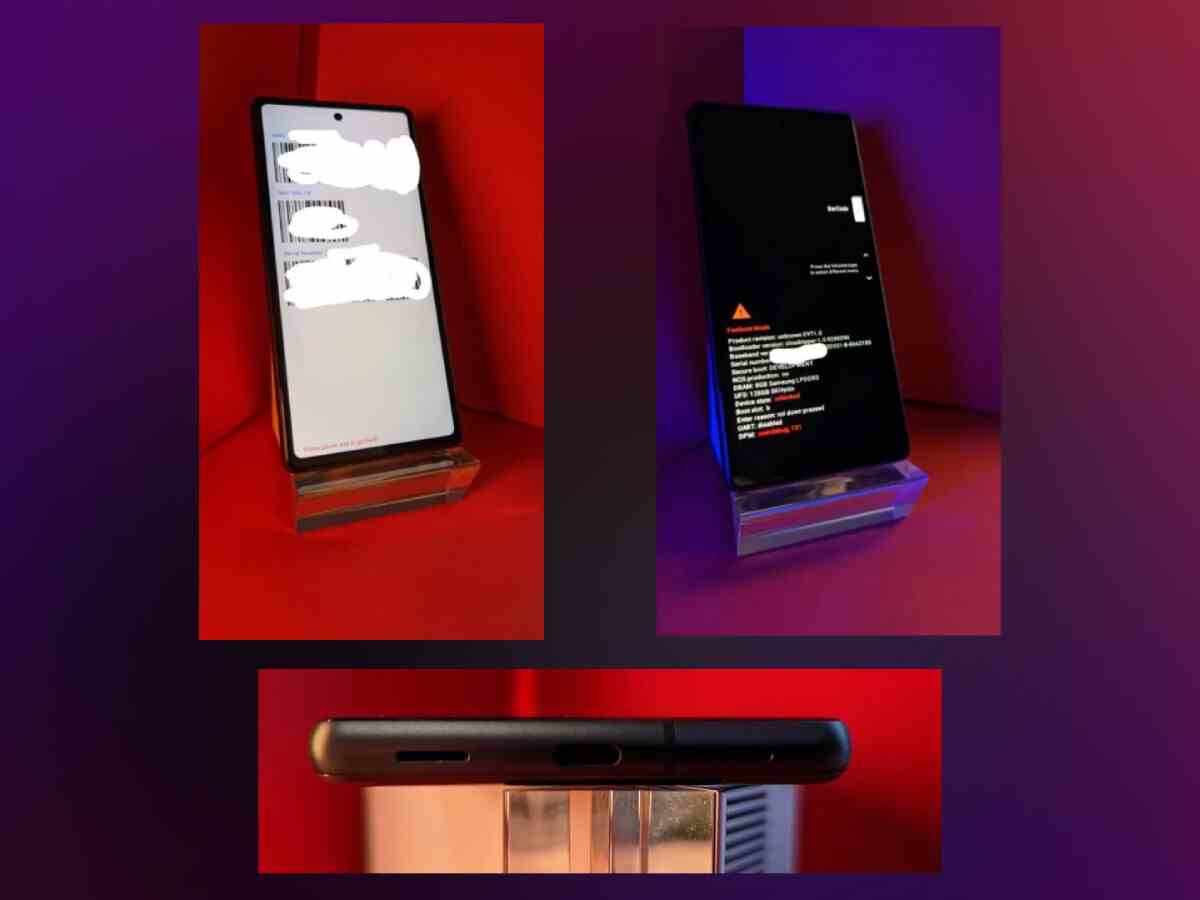 Pixel 7a prototipi için eBay listesinden bazı görüntüler.  - Sözde bir Pixel 7a prototipi eBay'de ortaya çıktı