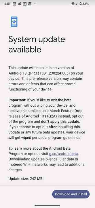 QPR3 Beta 1 güncellemesi artık uygun Pixel kullanıcıları tarafından kullanılabilir - QPR3 Beta 1, Beta programından çıkabilen veya Haziran ayına kadar kalabilen Pixel kullanıcıları için yayınlandı