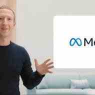 Mark Zuckerberg Meta'yı sunarken