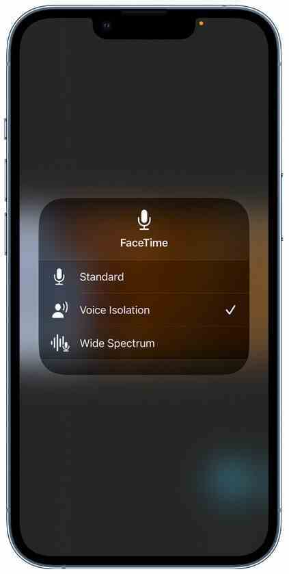 FaceTime için Ses İzolasyonu etkinleştirildi - iOS 16.4 yüklendiğinde, iPhone arama kalitesi büyük ölçüde artacak