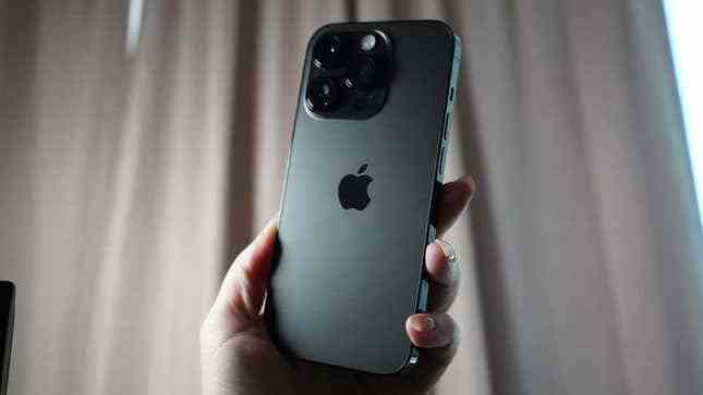 iPhone 14 Pro'nun bir fotoğrafı 