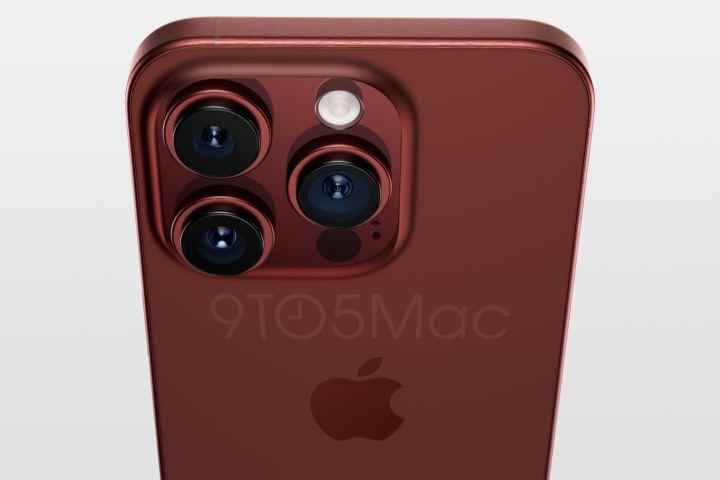 iPhone 15 Pro kırmızı.