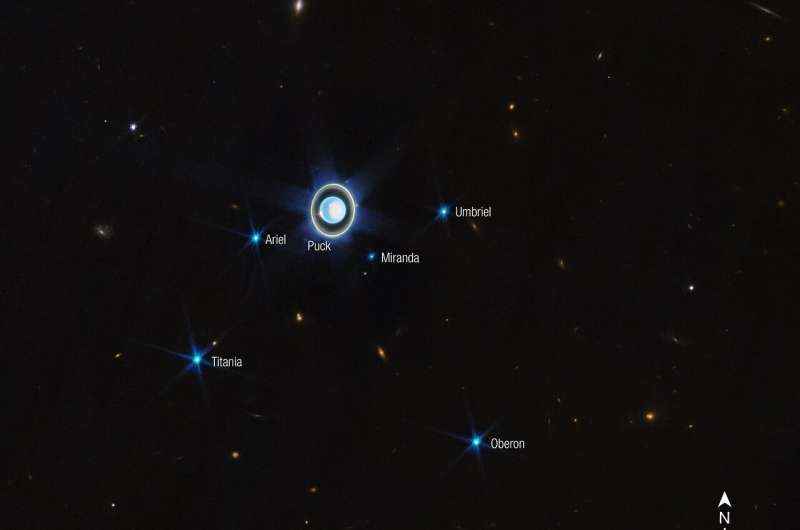 Webb, Uranüs'ün yeni görüntüsüyle başka bir halkalı dünya ekliyor