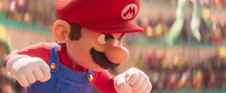 Mario, "The Super Mario Bros. Movie"de dövüş pozisyonunda