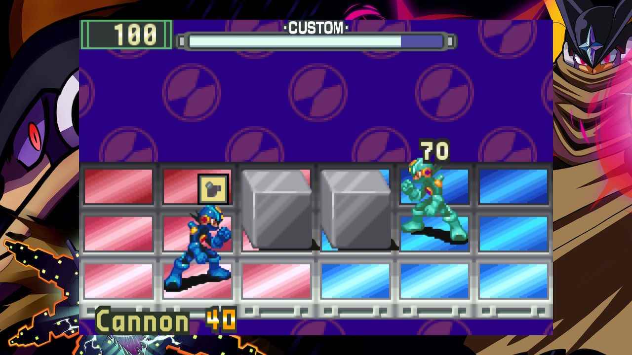 Mega Man Battle Network Legacy Collection çok oyunculu, haritanın her iki tarafında birbiriyle savaşan iki oyuncu