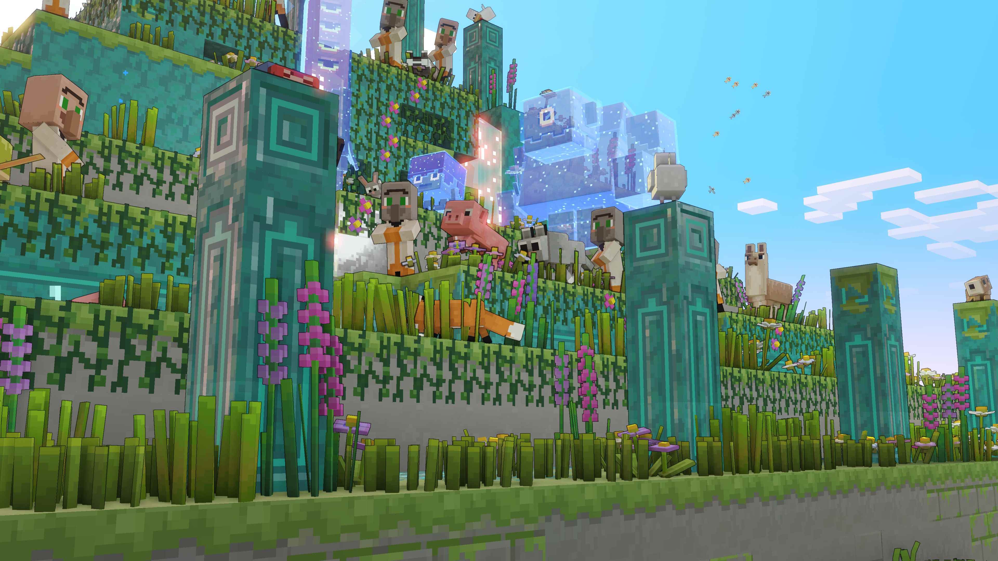 Minecraft Legends'ın ekran görüntüsü.