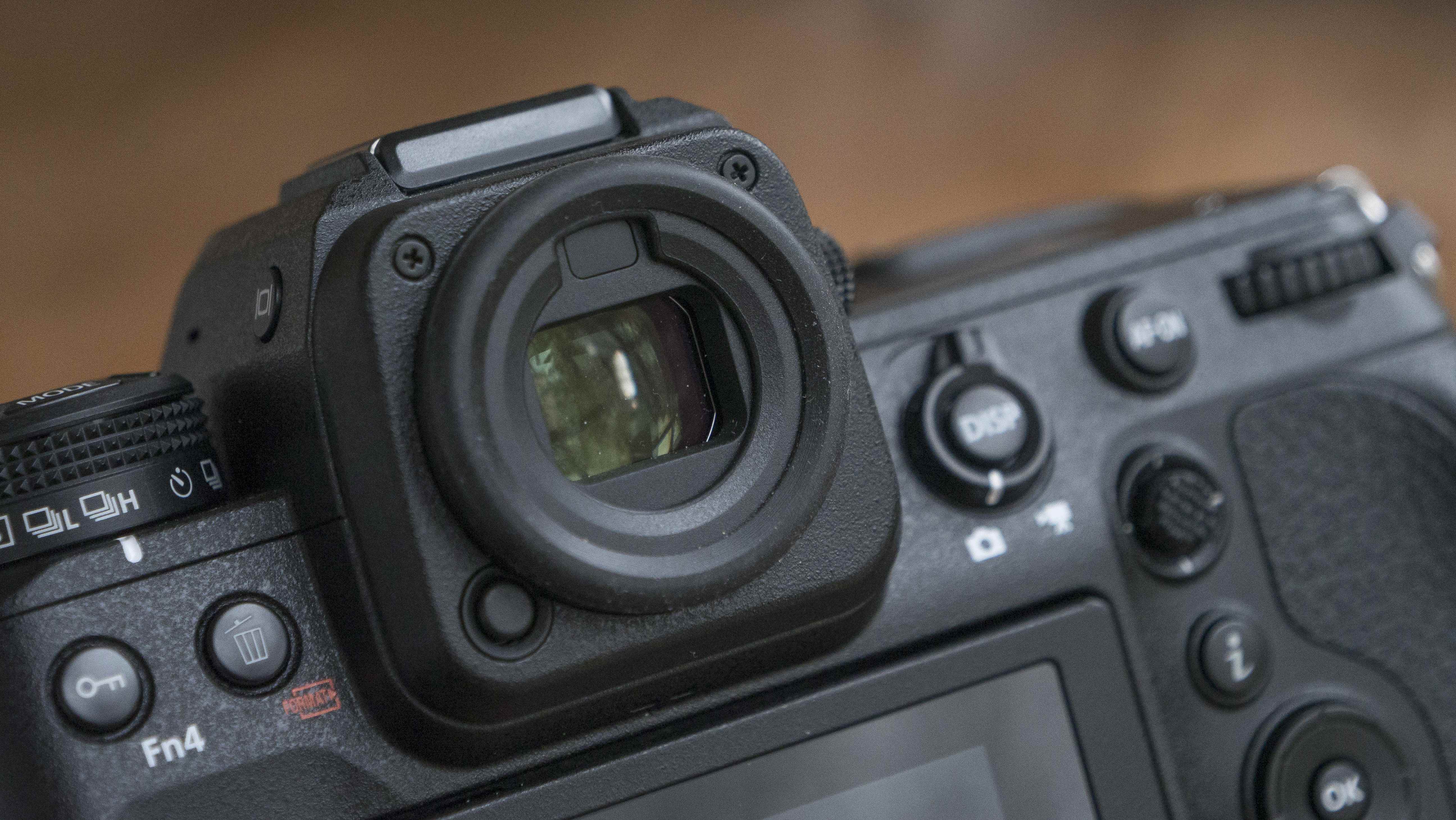 Nikon Z9 fotoğraf makinesinin elektronik vizörü