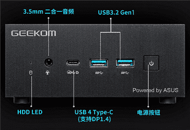 1 litreden az kasada Ryzen 9 6900HX, 32GB DDR5, 2x USB 4, 3x SSD.  Geekom AS6 mini mini PC tanıtıldı