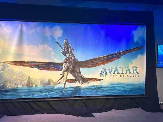 Jake Sully'nin Avatar'daki fotoğrafı: The Way of Water sürükleyici deneyim.