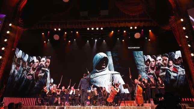 Assassin's Creed Symphony, 10 Haziran 2019'da Los Angeles, California'da Orpheum Theatre'da Ubisoft E3 2019 Konferansı sırasında sahne alacak.