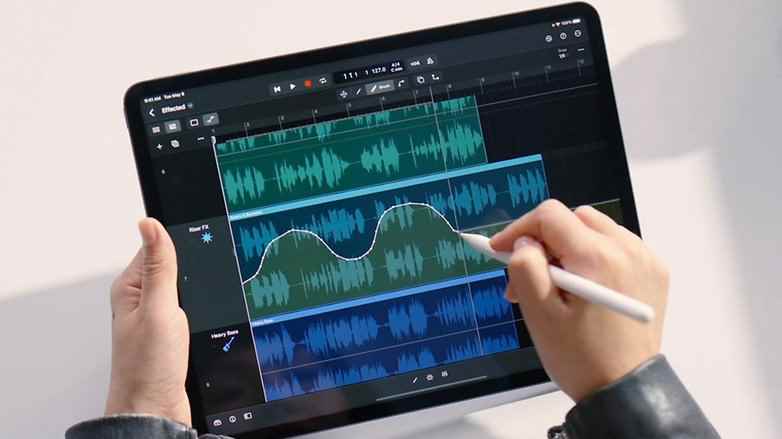 iPad'de Apple Pencil ile müzik düzenleme