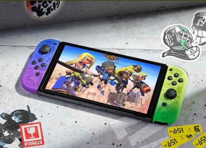 Yeni Nintendo Switch OLED Splatoon 3 modeli.