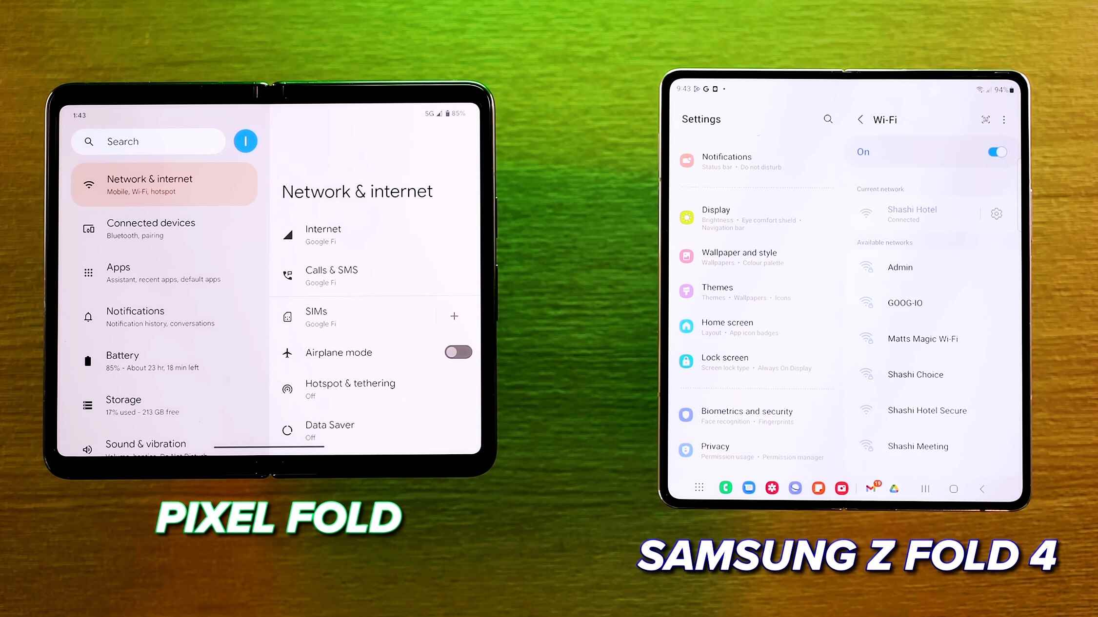 Elbette, Samsung'un Fold'unda hala bir ekran kırışıklığı ve zayıf bir 4MP ekran altı kamerası olabilir, ancak iç ekranı Pixel Fold'unkinden çok daha sürükleyici görünüyor.  - Pixel Fold: Google'ın Galaxy Fold karşıtı katlanabilir ürünü, Samsung'un hatalarından pek ders çıkarmadı