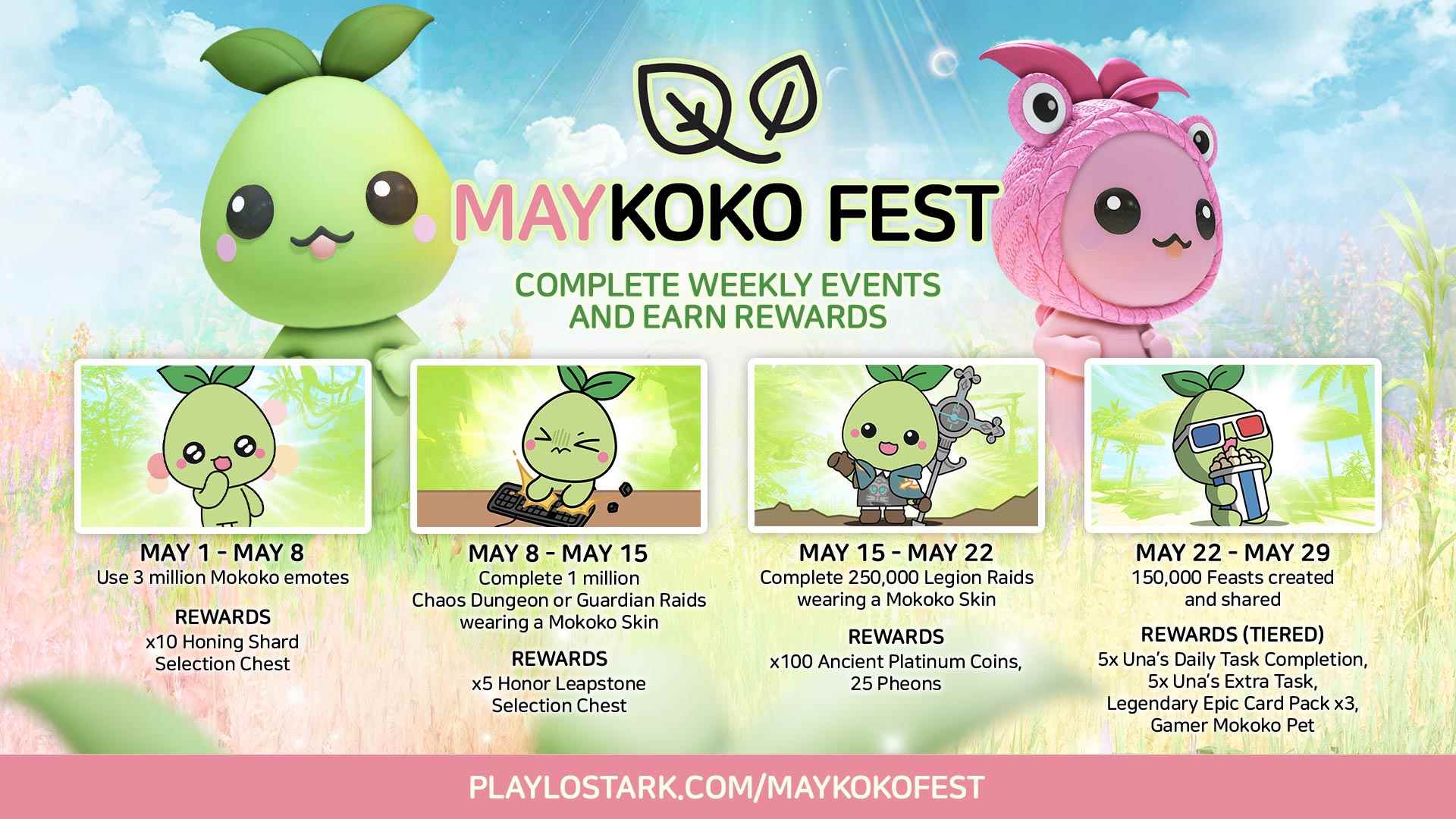 Lost Ark'ın etkinliği için Maykoko Fest takvimi