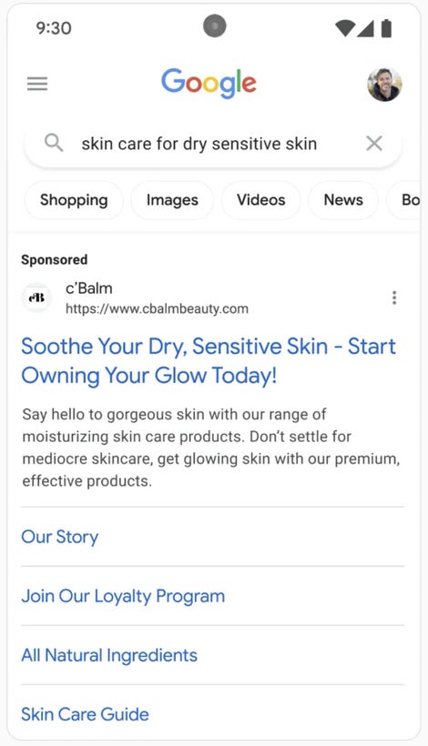 Google özel reklamları