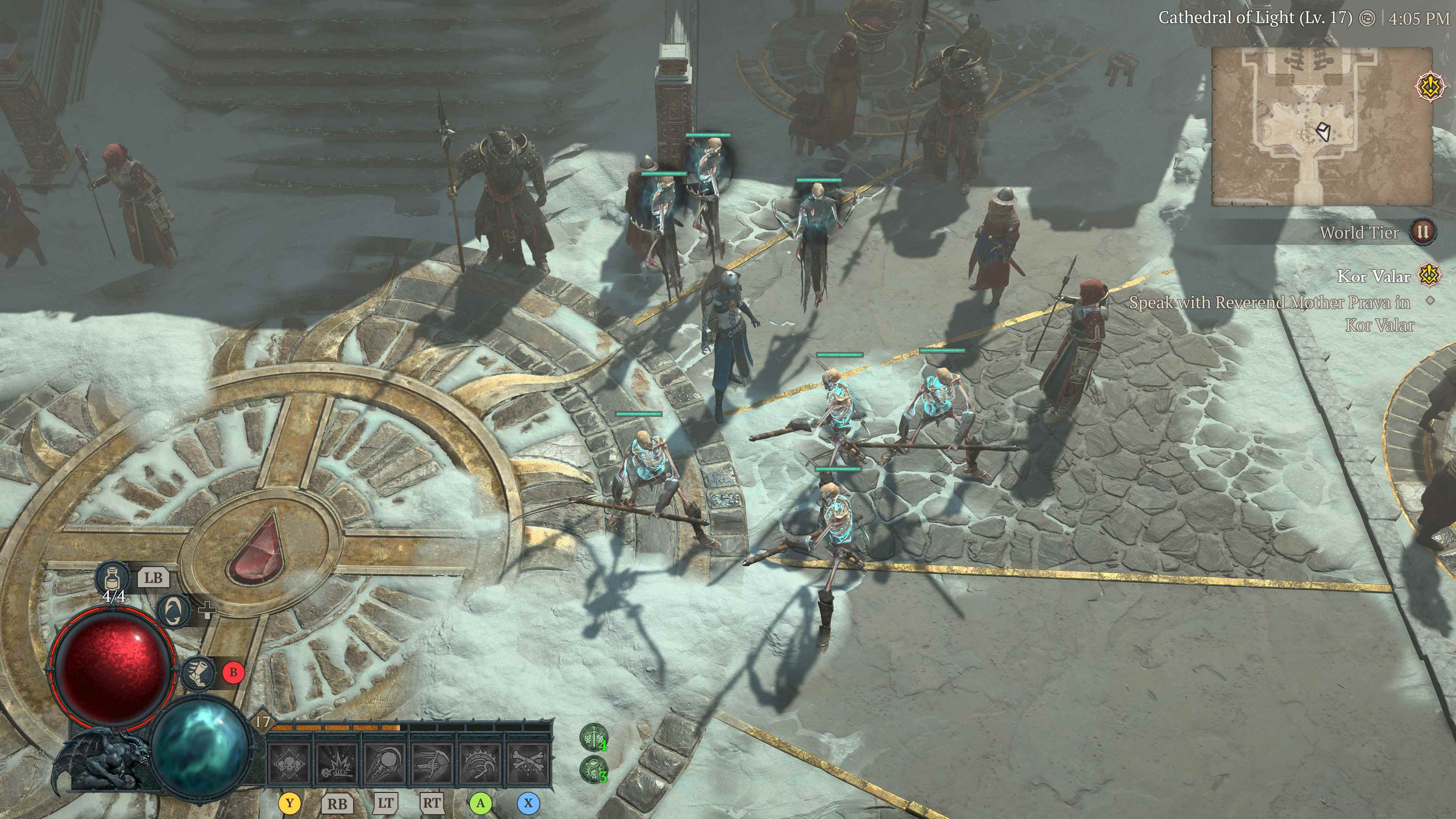 Server Slam sırasında Diablo IV'ün ekran görüntüsü.