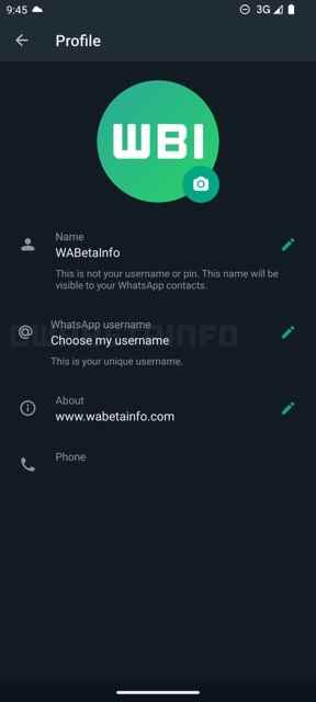 Görüntü Kaynağı - WABetaInfo - Yakında WhatsApp'ta telefon numaranız yerine bir kullanıcı adı kullanabileceksiniz