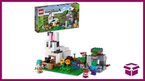 LEGO Minecraft Tavşan Çiftliği Evi Çiftlik Seti