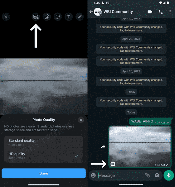 Henüz herkese açık değil: WhatsApp'ın beta sürümünde artık fotoğrafları yüksek kalitede gönderebilirsiniz