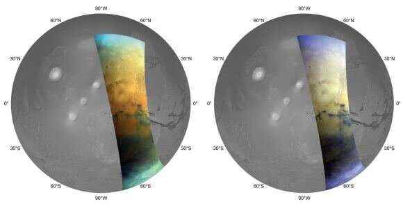 20 yıllık Mars Express görüntüleri, kızıl gezegenin bu mozaiğini oluşturmaya yardımcı oldu
