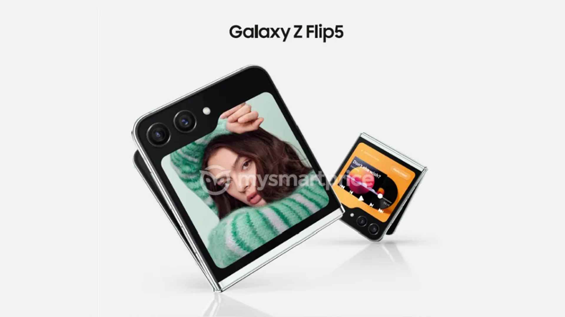 Galaxy Z Flip5'in sızdırılmış görüntüsü