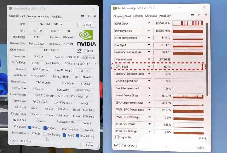 80 GB belleğe sahip 42.000 $ değerindeki Nvidia H100, iGPU Radeon 680M karşısında kaybetti.  Veri merkezi hızlandırıcısı 3DMark'ta test edildi 