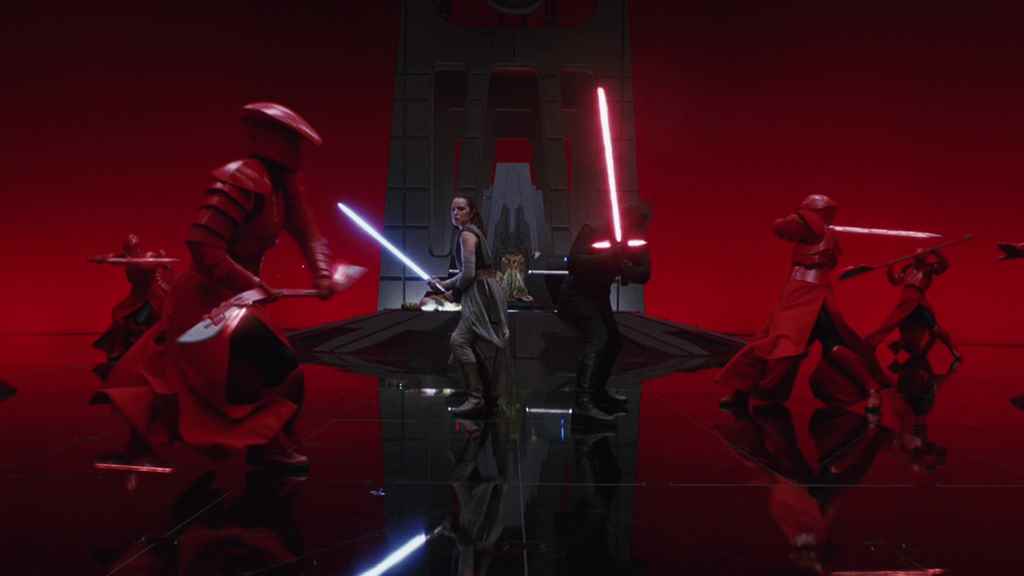 Star Wars: Son Jedi dövüş sahnesi
