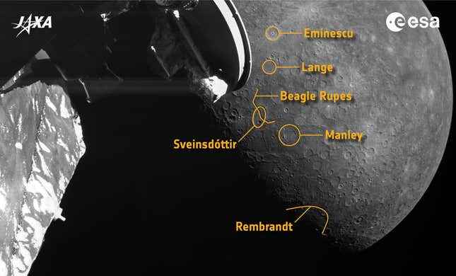 Mercury Probe, Son Geçiş Sırasında Nefes Kesen Yeni Görüntüler Yakaladı başlıklı makale için resim