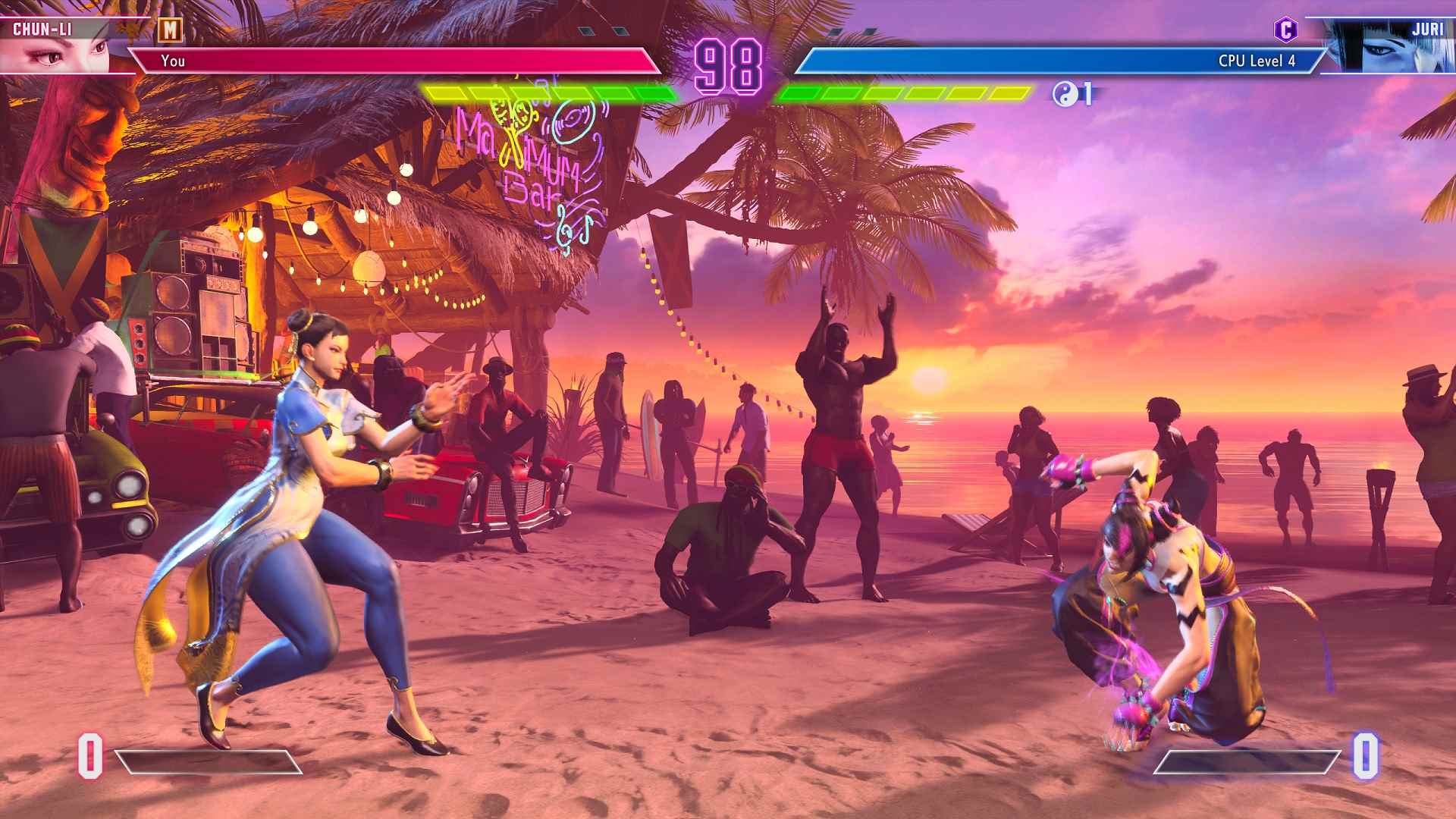 Street Fighter 6 Chun-Li, Juri CPU'ya Karşı