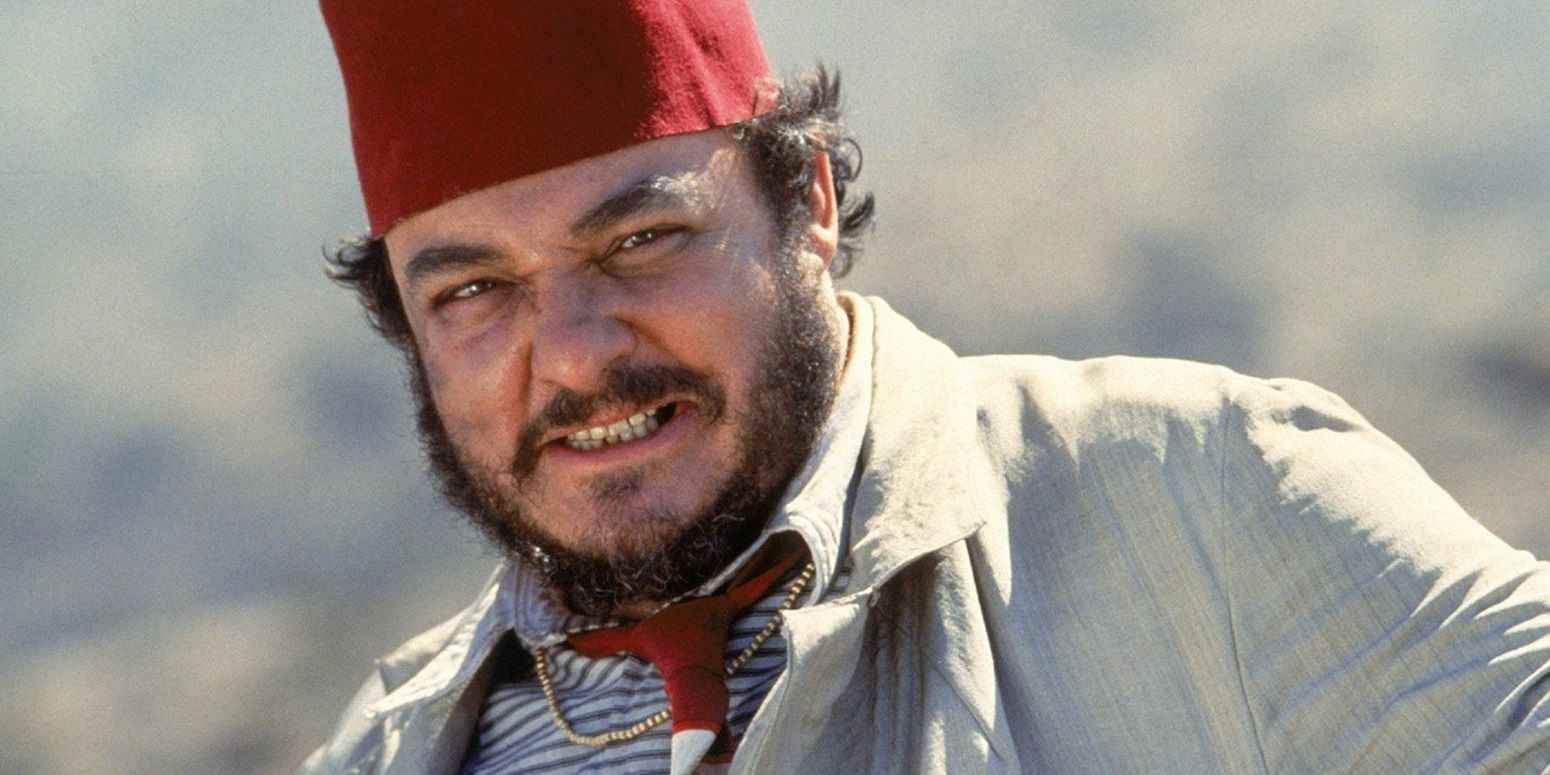 Indiana Jones and the Last Crusade'de Sallah gülümsüyor