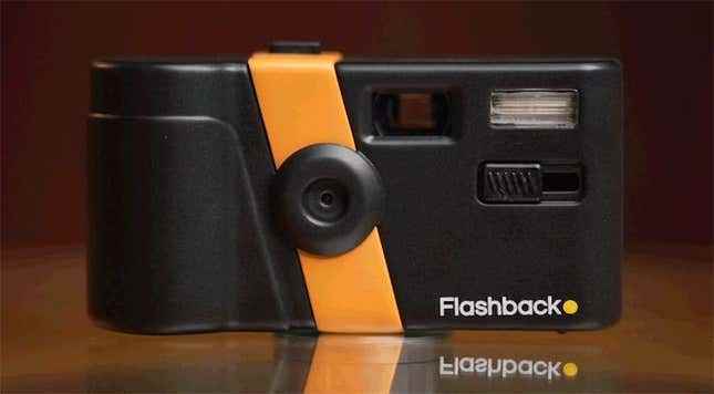 Flashback ONE35 tek kullanımlık olmayan siyah kamera.
