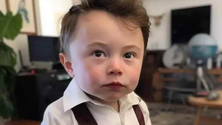 Kullanıcı, Elon Musk'ın AI tarafından oluşturulan bebek fotoğrafını paylaşıyor, milyarder tepki gösteriyor