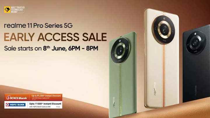 Realme 11 Pro 5G serisi erken erişim satış tarihi, teklifler açıklandı