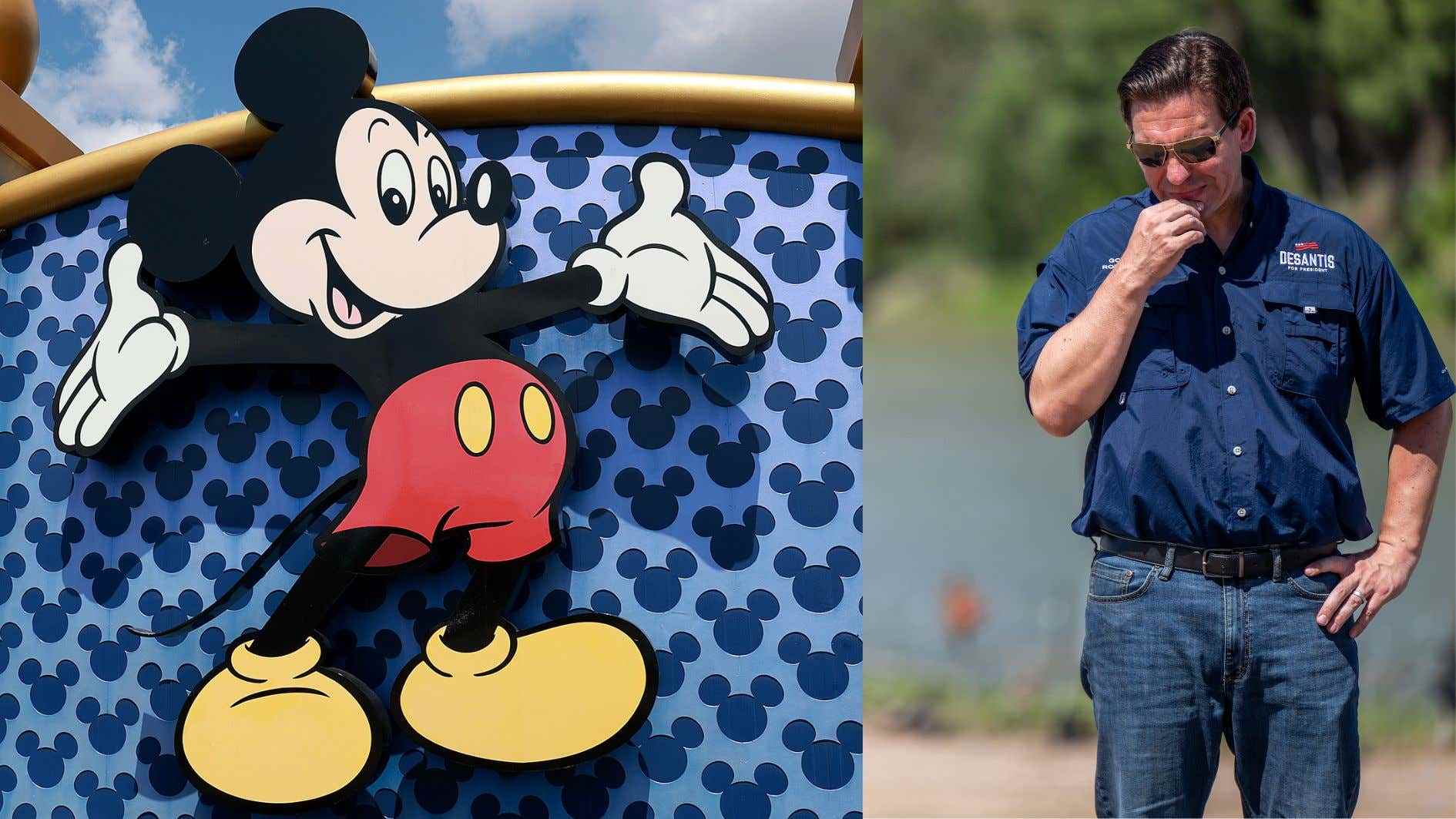 Mickey Mouses, Ron DeSantis ile karşı karşıya geliyor